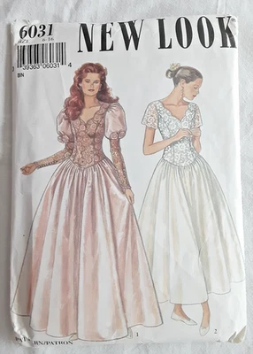 Simplicity NEW LOOK Pattern 6031 Misses' Dress / Gowns Sewing Craft Project (H) - Image 1 of 2