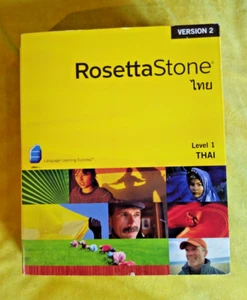 Rosetta Stone Thai Complete Level 1 version 2 windows mac software RARE - Picture 1 of 6
