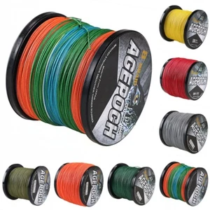 Agepoch 8 Strands 100M-1000M 10LB-100LB Braided Fishing Line Braided Line X8 - Picture 1 of 26