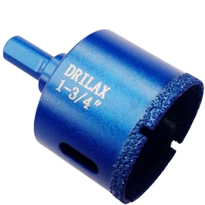 1-3/4 Inch Diamond Hole Saw Drill Bit Long Life Tile Ceramic Porcelain Quartz - Picture 1 of 8