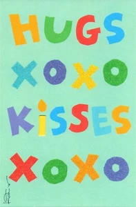 Loving HAPPY BIRTHDAY Card, Hugs Kisses XOXO Love Cake by KATHY DAVIS + Envelope - Picture 1 of 6