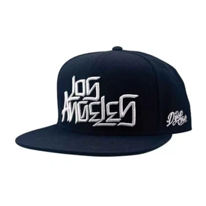 Los Angeles Snapback Black Hat Dyse One Chicano Rap Lowrider Cholo - Picture 1 of 1