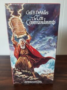 The Ten Commandments 1956 VHS Sealed.