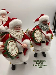 Figura de Papá Noel Possible Dreams DRUMROLL, PLEASE 2022 6009652 o 6009653, Blanco/AA - Imagen 1 de 4