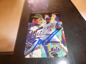 Tarjeta Fleer 1996 firmada por Dwight DOC Gooden New York Mets certificado de autenticidad - Imagen 1 de 1