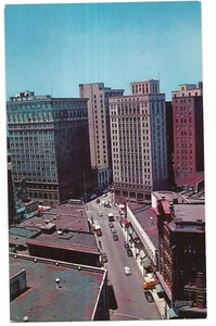 FAMOUS FIVE POINTS Marietta Decatur Peachtree Sts Atlanta Georgia Postcard GA - Picture 1 of 2