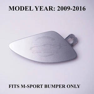 Cubierta de gancho de remolque de parachoques delantero para BMW Z4 E89 M Sport 2009-2016 Glacier Silver A83 - Imagen 1 de 5