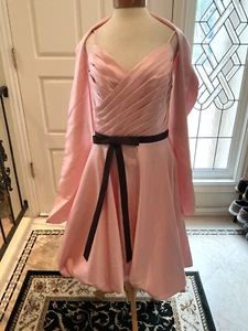 Vestido Jordan Fashions Nuevo con Etiquetas Para Mujer Talla 10 Dama de honor Fiesta Ocasiones Rosa Rosa - Imagen 1 de 5