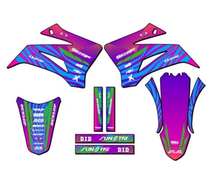 2008-2022 TTR 125 TIGRE Pink Senge Graphics Kit Compatible with Yamaha - Picture 1 of 10