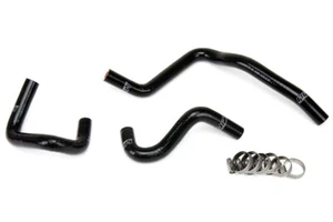 Kit de manguera refrigerante refrigerador de aceite de motor de silicona negro HPS para Nissan 03-06 350Z 3.5L - Imagen 1 de 2