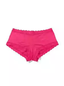 Hanky Panky DreamEase Rare Pink Stretch TENCEL Modal Lace Trim Boyshort - S - Picture 1 of 5