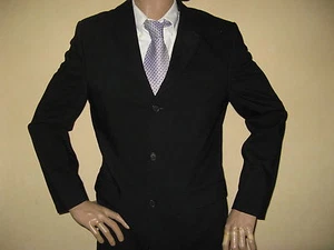 WORN ONCE NAVY TED BAKER ENDURANCE SINGLE BREAST SUIT 40R CHEST 34 WAIST 32 LEG - Picture 1 of 12
