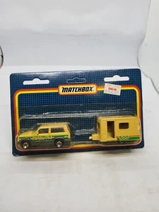 New 1986 Matchbox Twin Pack TP-116 Jeep Cherokee & Caravan Diecast 1:58 Vintage - Picture 1 of 8