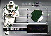 2002 Donruss Classics New Millennium Classics Card #NM4 Curtis Martin /400  