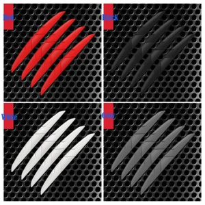 4/6pcs Car Door Edge Handle Bumper Scratch Anti-collision Protector Guard Strip - Picture 1 of 20
