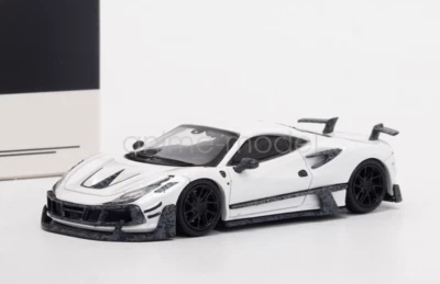 Aurora 1:64 White Tributo Mansory Sports Diecast Metal Car - Image 1 of 4