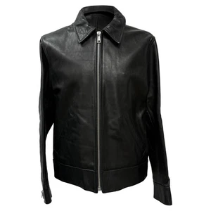 A.P.C. Biker Jacket in Black Leather - Picture 1 of 4