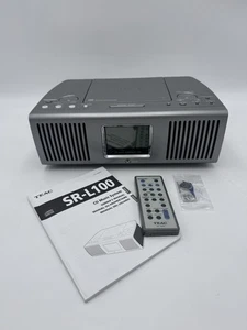 Teac SR-L100 CD Player AM/FM Radio Dual Alarm Clock + Remote & Manual Works - Picture 1 of 19