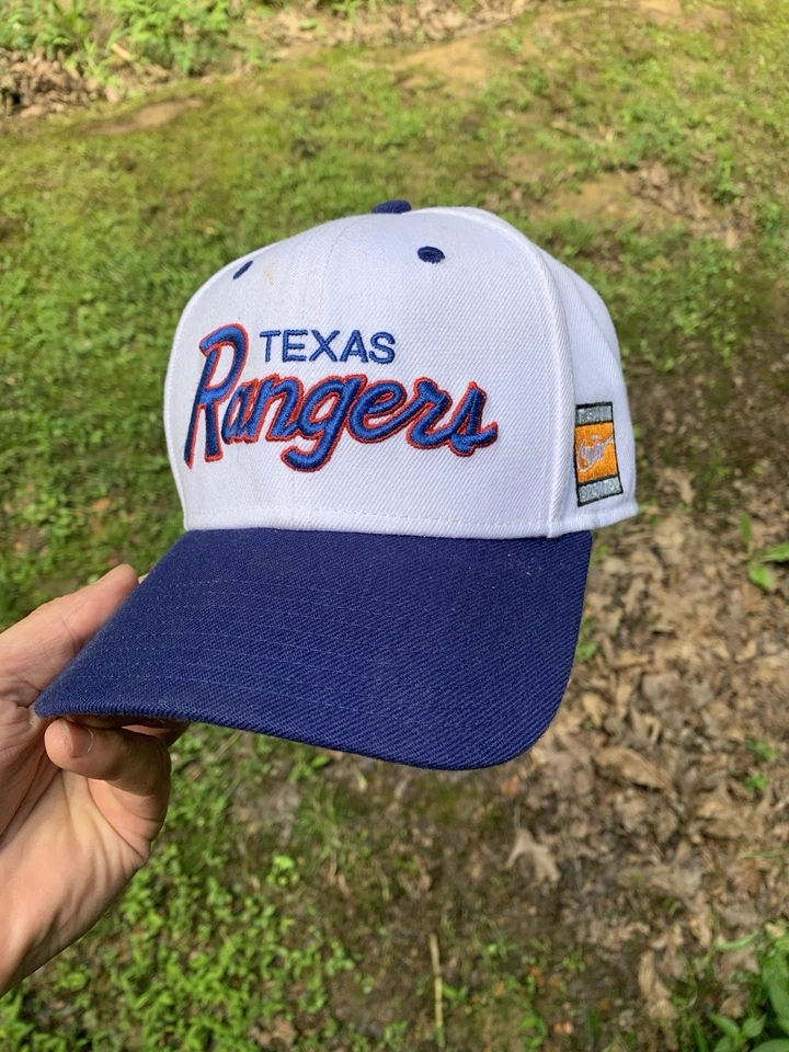 Vintage 90’s Texas Rangers Script Hat Nike Sports Specialties Snapback - Image 1 of 4