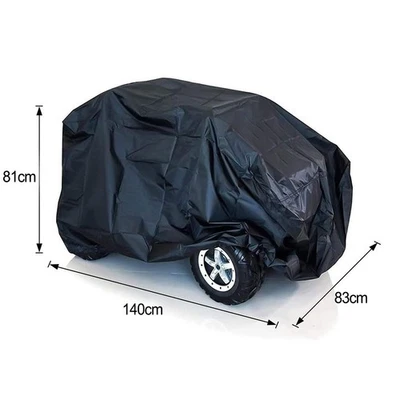 Kinder Ride On Fahrzeug Staubschutz Wasserdicht Oxford Tuch in Schwarz Farbton - Bild 1 von 4