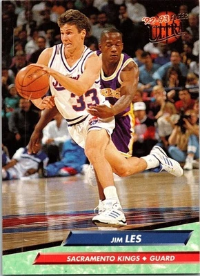  1993 Jim Les 33 Fleer 350 Basketball Sports Trading Card  - Image 1 of 2