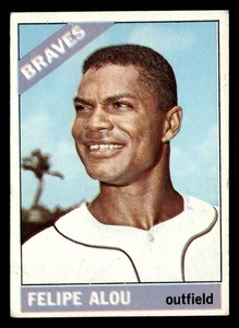 1966 Topps Felipe Alou #96 EX Atlanta Braves - Imagen 1 de 2