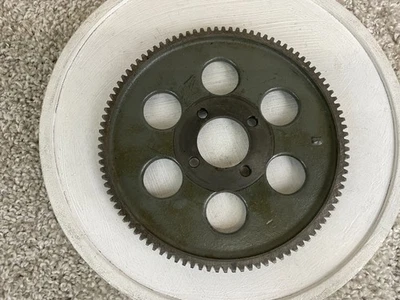 Boston GB-100 6" Metal Steel Spur Gear 5 Lightening Holes - Image 1 of 4