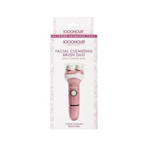 1000 Hour Enhance Beauty Facial Cleansing Brush Duo Clense And Exfoliate - Picture 1 of 1