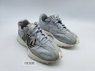 Zapatos para correr New Balance 327 Zebra para mujer talla 8 B (medianos) grises Foto 1 de 4