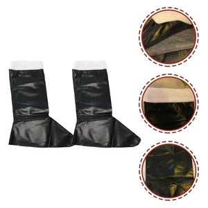 1 Pair Santa Claus Cosplay Boot Cover Decorative Santa Cosplay Costume - Imagen 1 de 12