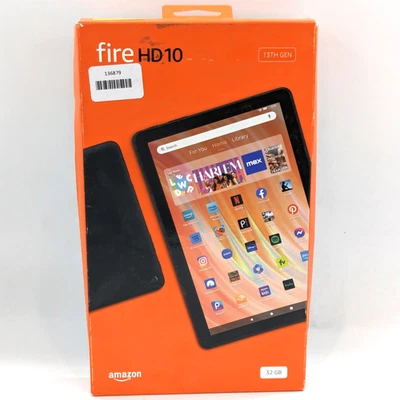 Amazon Fire HD 10 (13th Gen, 2023 Release) B0BHZT5S12 32GB WiFi Only | Black - Image 1 of 4