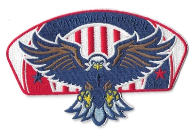 BSA CSP NEVADA AREA COUNCIL 2021-2023 EAGLE SCOUT RED BORDER - Image 1 of 3