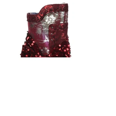 Irregular Choice Womens Rosie Lea High Heel Boot - Bordeaux - Image 1 of 4