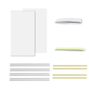 Heat and Draft Insulating Side Insulated Foam Panel Window Seal Kit Window AC - Picture 1 of 8