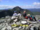 Photo 6x4 Ben Oss : Munro No 101 The summit cairn (1029m) plus Ramblers!  c2005