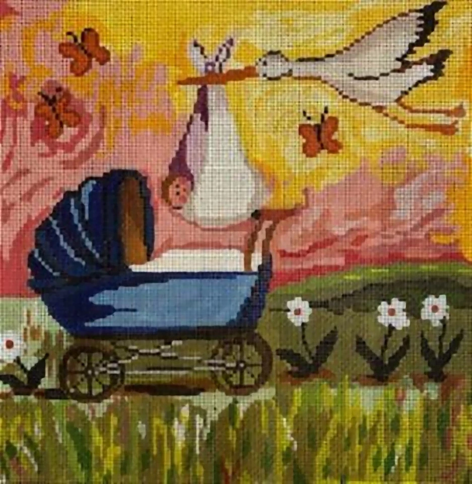 Needlepoint Handpainted Cooper Oaks Blessings 10x10 - Image 1 of 1