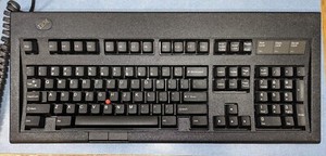 Vintage IBM Model M M13 TrackPoint II Keyboard Black  PS/2 - pn 13H6705 