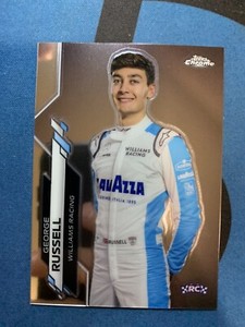 2020 Topps Chrome F1 George Russell Rookie Card RC #19 Formula 1 Portrait