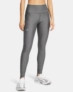 Women's Under Armour Heather Gray HeatGear No-Slip High-Waisted full Legging 2XL - Picture 1 of 5