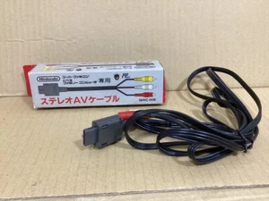 Nintendo AV Stereo Cable SHVC-008 Super Famicom Snes Japan ver. working - Picture 1 of 5