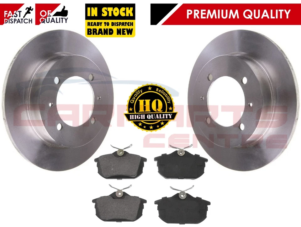 PARA VOLVO S40 V40 FRENO TRASERO 260mm DISCOS SÓLIDOS Y PASTILLAS FRENO 1996-2004 Foto 1 de 1