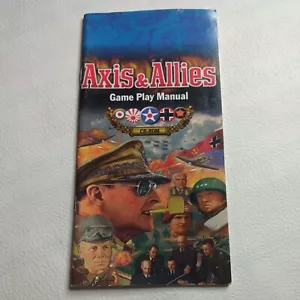 Axis & Allies Game Play Manual for 1998 PC Game CD-Rom Win 95/98 - Picture 1 of 6