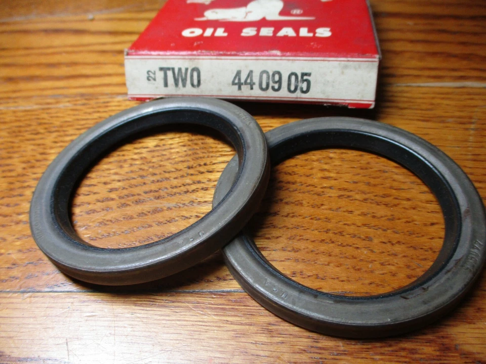1965 1966 65 66 + FORD F100 & F250 +  Front Wheel Seals + NOS - Image 1 of 1