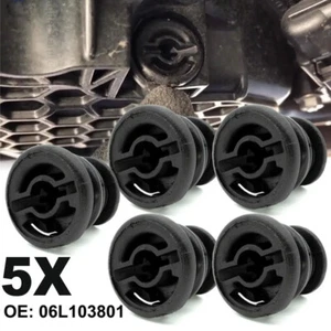 5pcs Plastic Oil Pan Drain Sump Plug For VW Passat B8 Audi 1.8 2.0 Petrol Engine - Picture 1 of 12