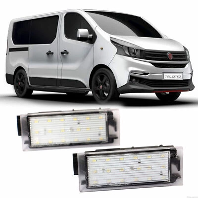 2x LED Kennzeichenleuchte Fiat Talento Bus Nummernschild Wagennummer - Bild 1 von 4
