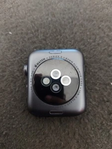 Apple Watch Series 3 42mm Housing Body Cover Black Colour + Components - Picture 1 of 15