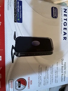 ROUTEUR WI-FI DOUBLE BANDE NETGEAR N600 WNDR3400 scellé NEUF ! - Photo 1/2