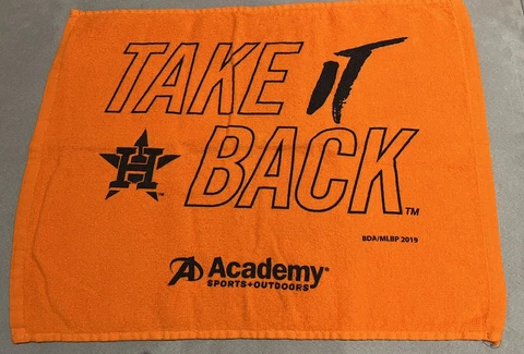 Houston Astros 2019 Playoff Take It Back Rally Towel SGA Academy Cover
