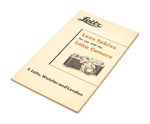 Leitz Leica Objektivtische zur Verwendung mit Leica Kamera - 1937 - UK Händler - Bild 1 von 3