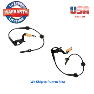 Set 2 ABS Wheel Speed Sensor Front Left-Right Fit 2003-2011 Honda Element 2.4L - Picture 1 of 7